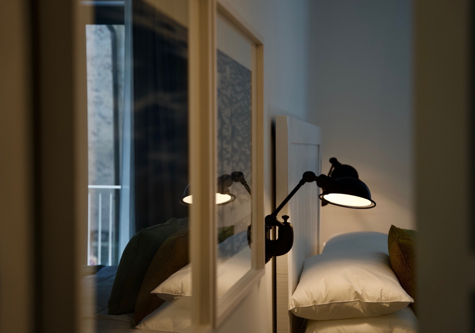 Glimpse on the Seta design hotel bedroom