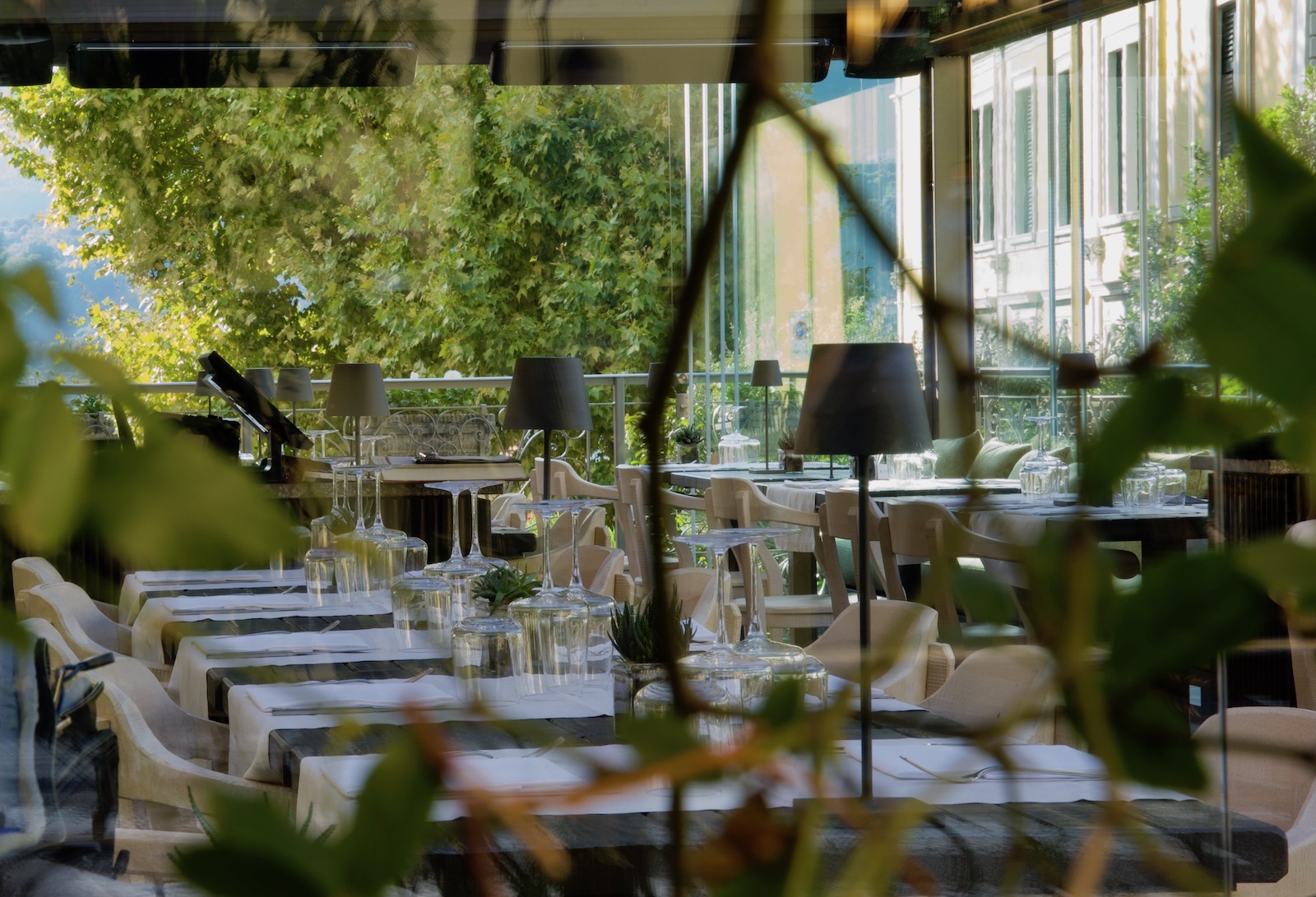 Ristorante in terrazza a Bellagio