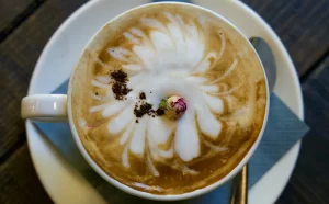 Tazza con cappuccino